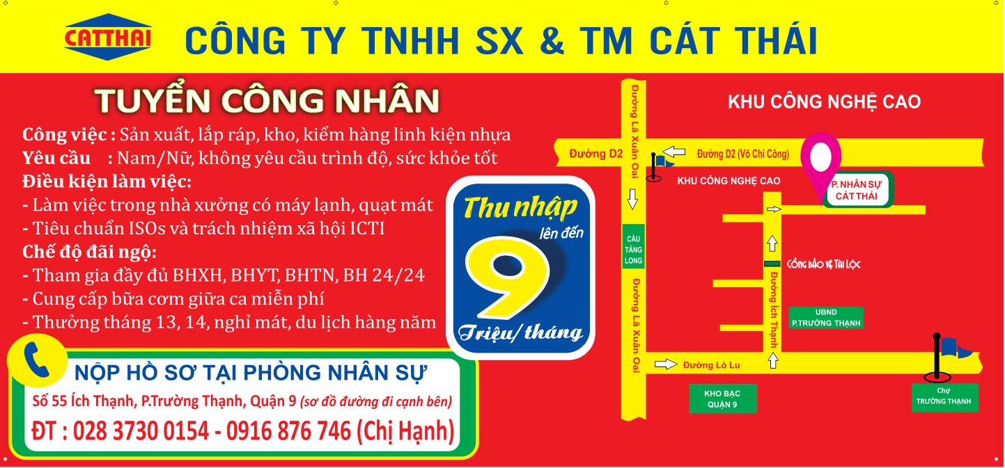 Công Ty TNHH SX Và TM Cát Thái