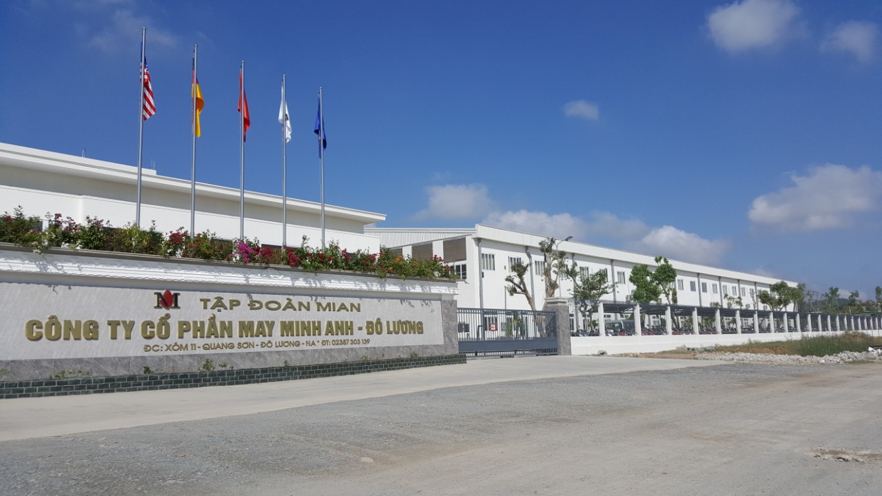 Công Ty CP May Minh Anh Đô Lương