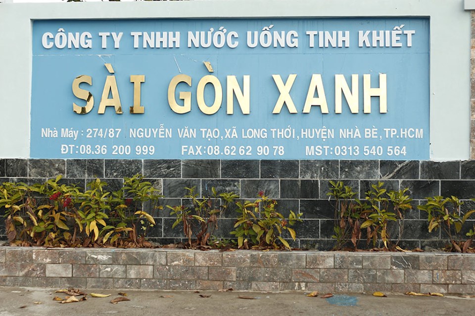 Công Ty TNHH Nước Uống Tinh Khiết Sài Gòn Xanh