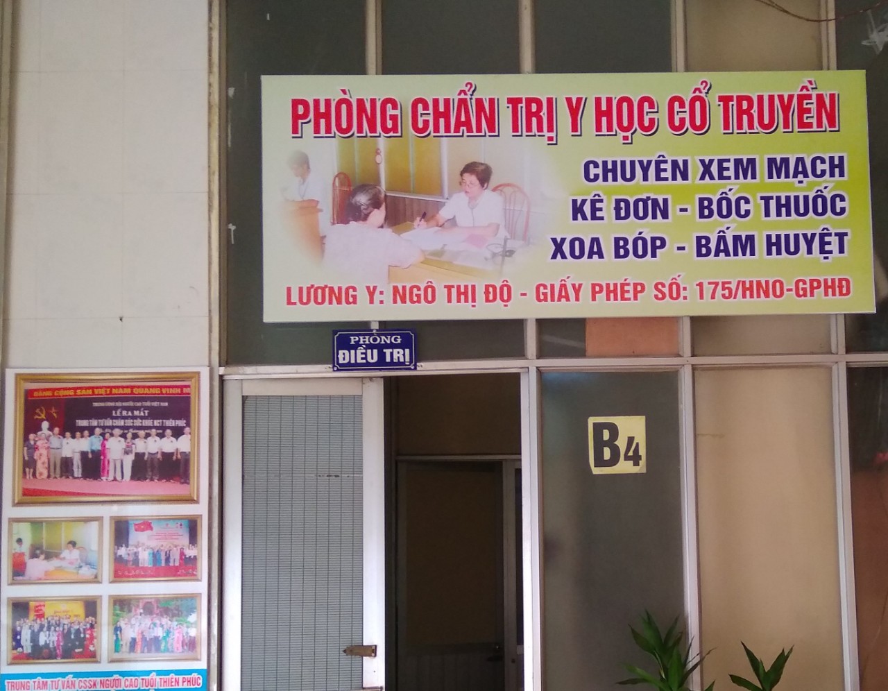 PHÒNG CHẨN TRỊ Y HỌC CỔ TRUYỀN
