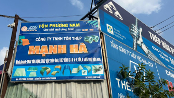 Công ty TNHH Sản xuất Tôn Thép Mạnh Hà
