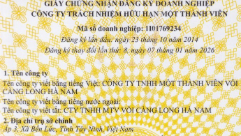 Công Ty TNHH MTV Vôi Càng Long Hà Nam