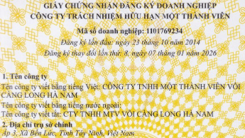 Công Ty TNHH MTV Vôi Càng Long Hà Nam